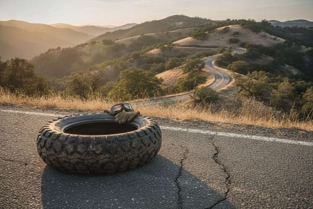 Mèche pneu moto interdite : ce que dit la loi